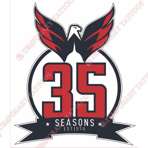 Washington Capitals Customize Temporary Tattoos Stickers NO.376